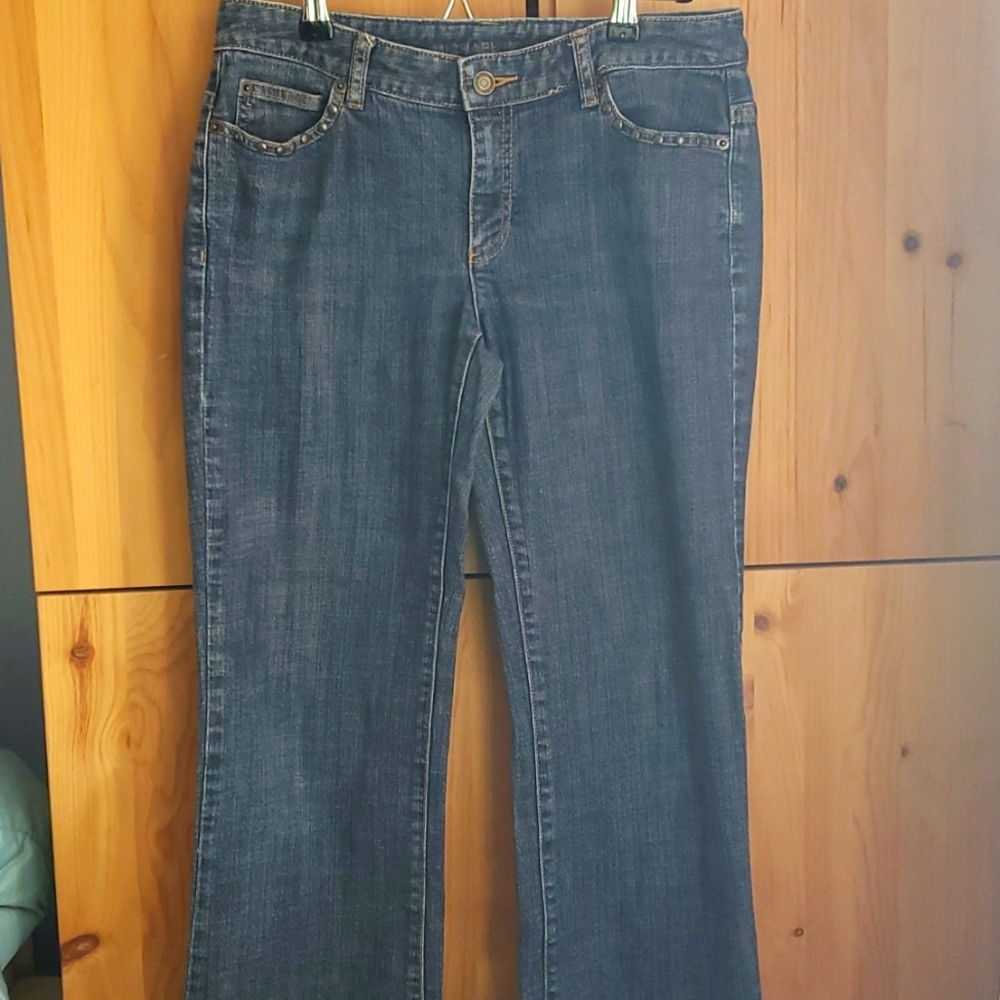 Michael Kors Women's Straight Leg Studded Pocket Jeans size 6